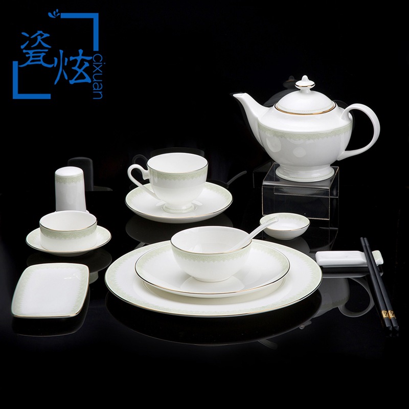 【 Chunxi 】 High-grade bone China set