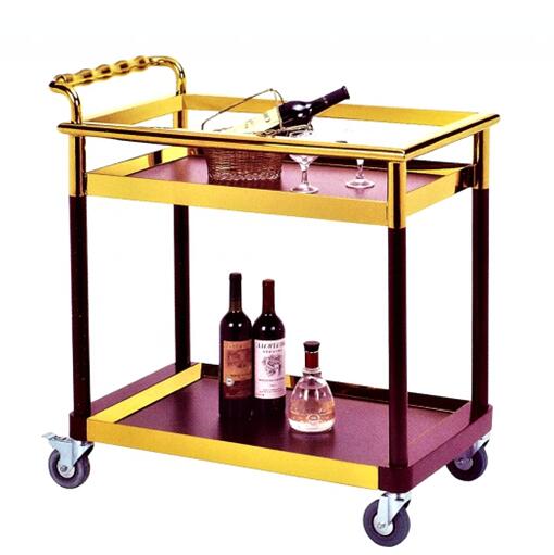 Hotel two-storey trolley