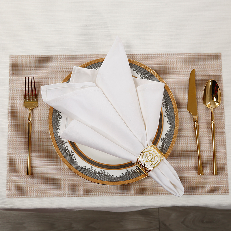 Pure white cloth napkin mouth cloth