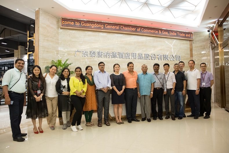 Guangdong Business Federation and Goa economic and trade delegation to visit our company